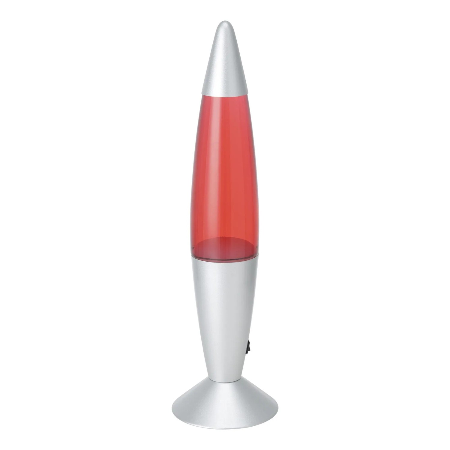 Eglo LED-Lavatischleuchte Silber/Rot/Gelb, Höhe 42cm