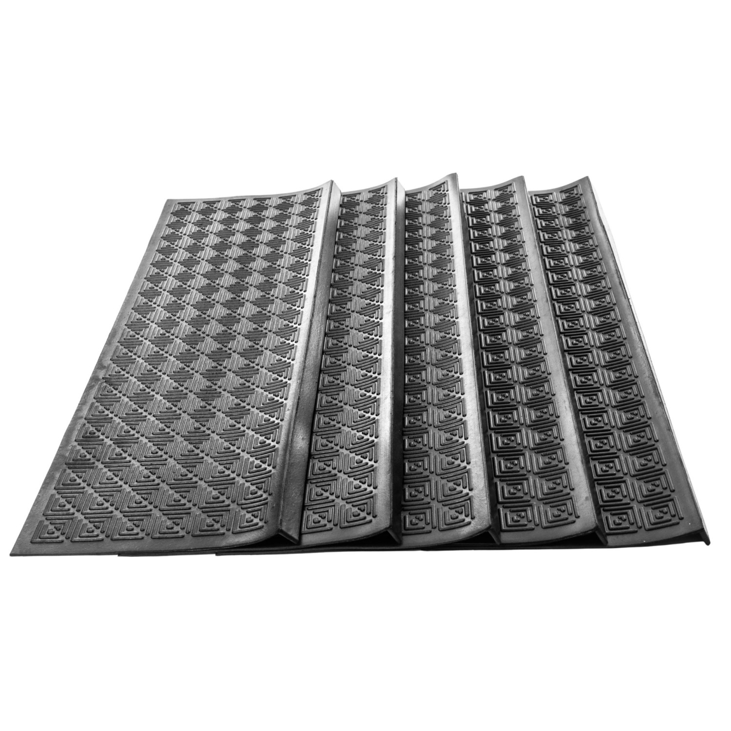 Jet-Line Stufenmatte Trapa aus Gummi Wetterfest Rutschhemmend 25 x 75 cm 5e günstig online kaufen