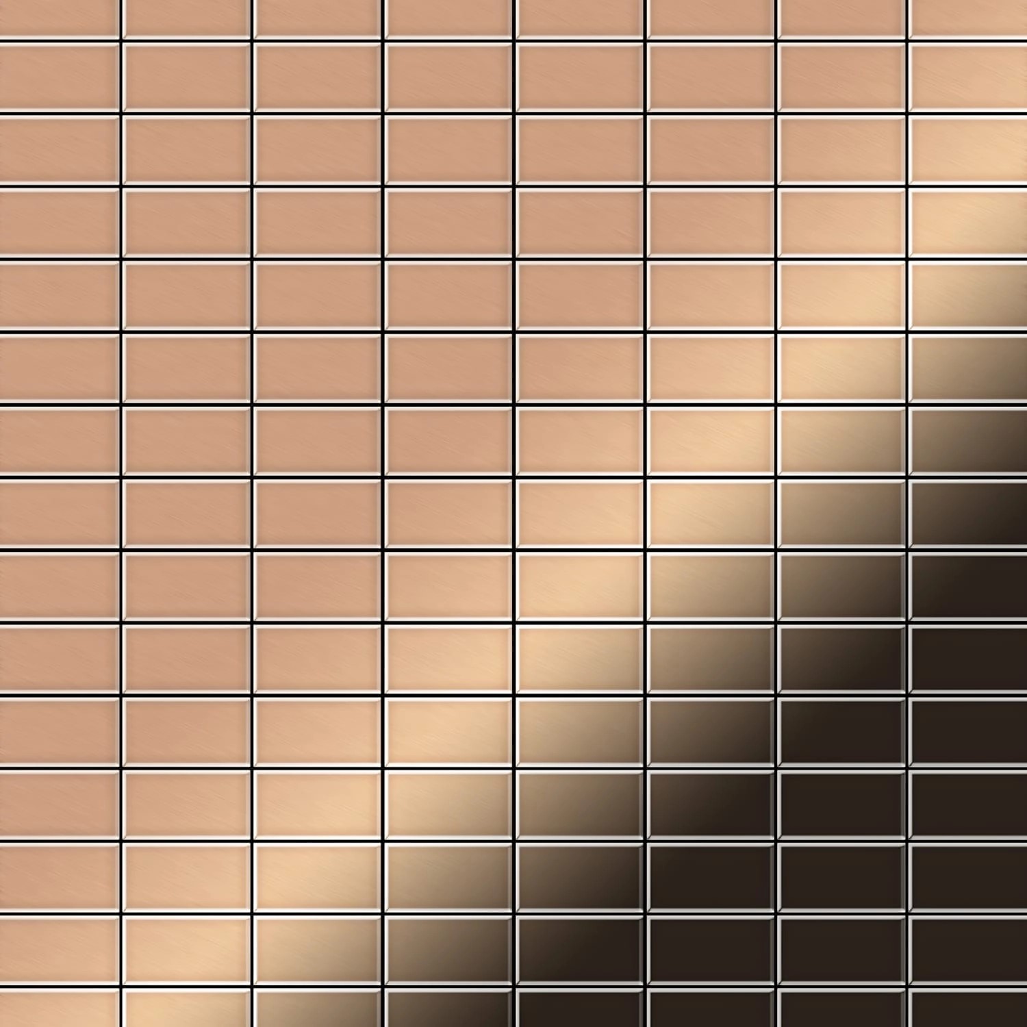 ALLOY Mosaik Fliese Massiv Metall Kupfer Gewalzt Kupfer 1,6mm Stark Bauhaus günstig online kaufen