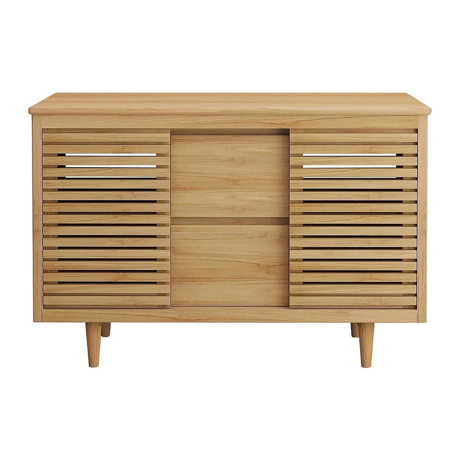 Vente-unique Waschbeckenunterschrank Toraja Naturfarben Hell 120 cm