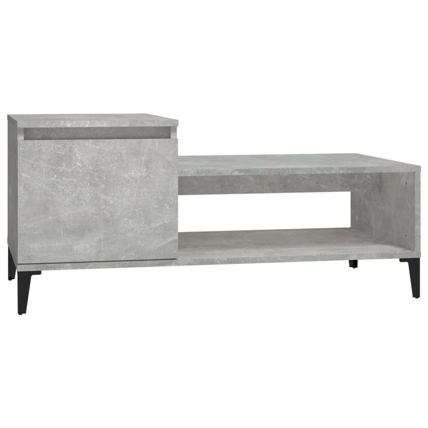 Vidaxl Couchtisch Betongrau 100x50x45 Cm Holzwerkstoff günstig online kaufen