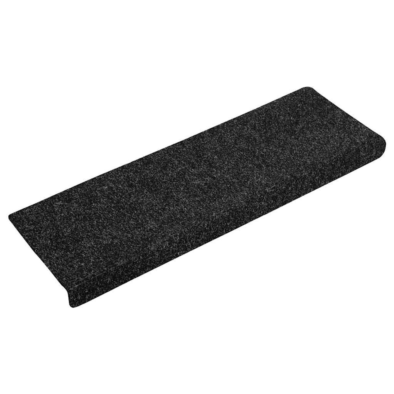vidaXL Stufenmatten Selbstklebend 30 Stk 65x21x4 cm Schwarz Rechteckiger Rand 3365693