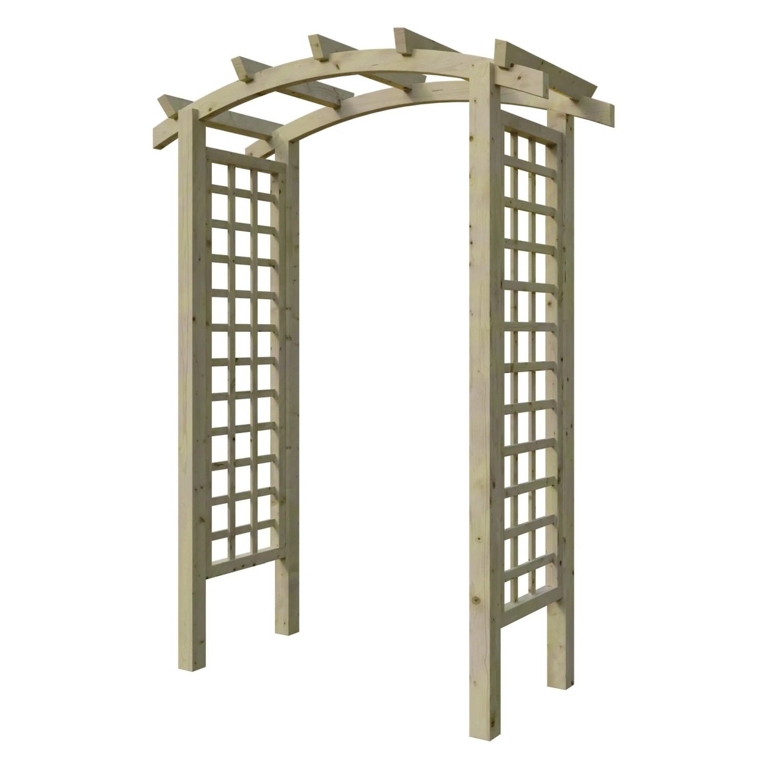 T&J Bogenpergola Rose 160 cm x 220 cm x 62 cm Grün
