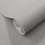 Rolle Erismann Vliestapete Elle Decoration 4 Woven in Grau mit feiner Textilstruktur.