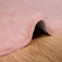 vidaXL Kunstschaffell Teppich Tafalla Rosa 80 x 200 cm Polyester 42021545_5