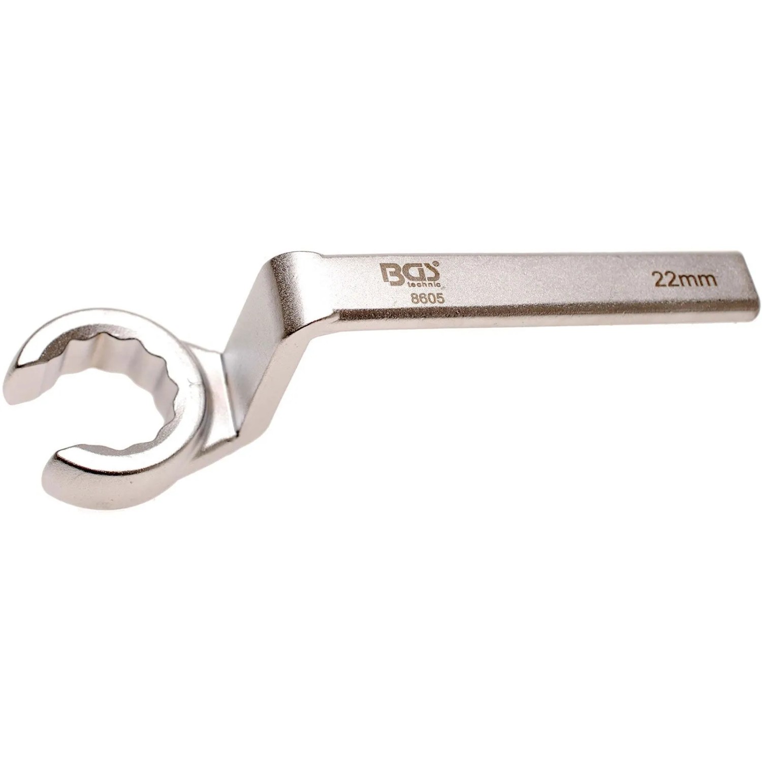 BGS Spezial Ringschlüssel Für Lambdasonden Offen SW 22 Mm 8605