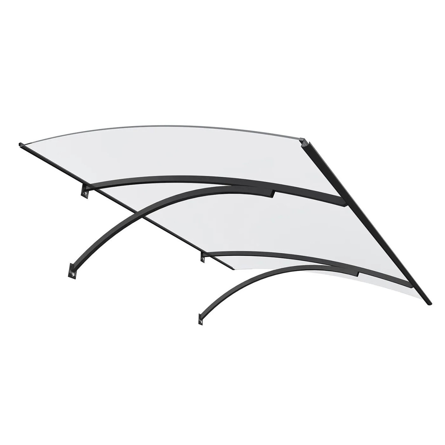 Roro Vordach V153 Anthrazit 120 cm x 85 cm x 25 cm