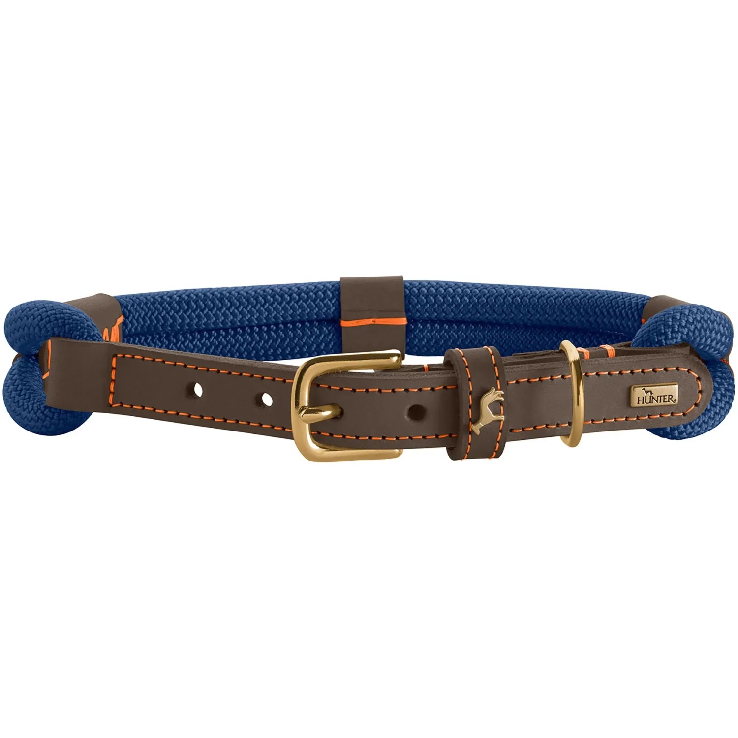 HUNTER Halsband Malia Gr. M 55 cm Dunkelblau/Dunkelbraun kaufen bei OBI