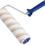 LUX Dispersionsroller 25 cm Rau, Farbwalze mit blauem Griff für Dispersionsfarbe auf rauen Flächen.