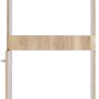 Optifit Hochschrank Erik290 für Backofen und Kühlschrank, 60 cm, Wildeiche Dekor.