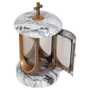 KOKA Grablampe mit Kreuz Gold Viscont White
