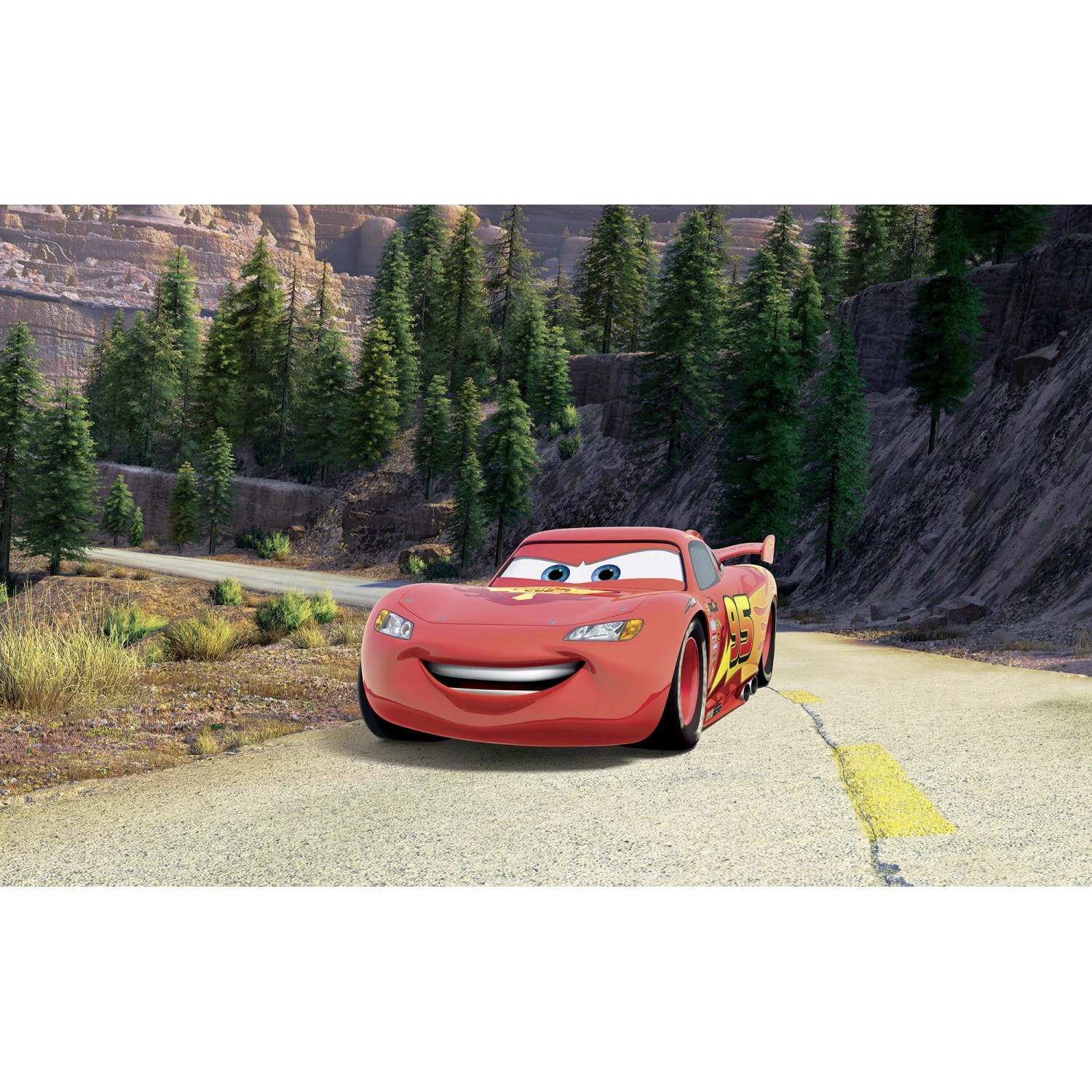 Komar Vlies Fototapete Disney and Pixar Cars Every Road Has A Story Mehrfar günstig online kaufen
