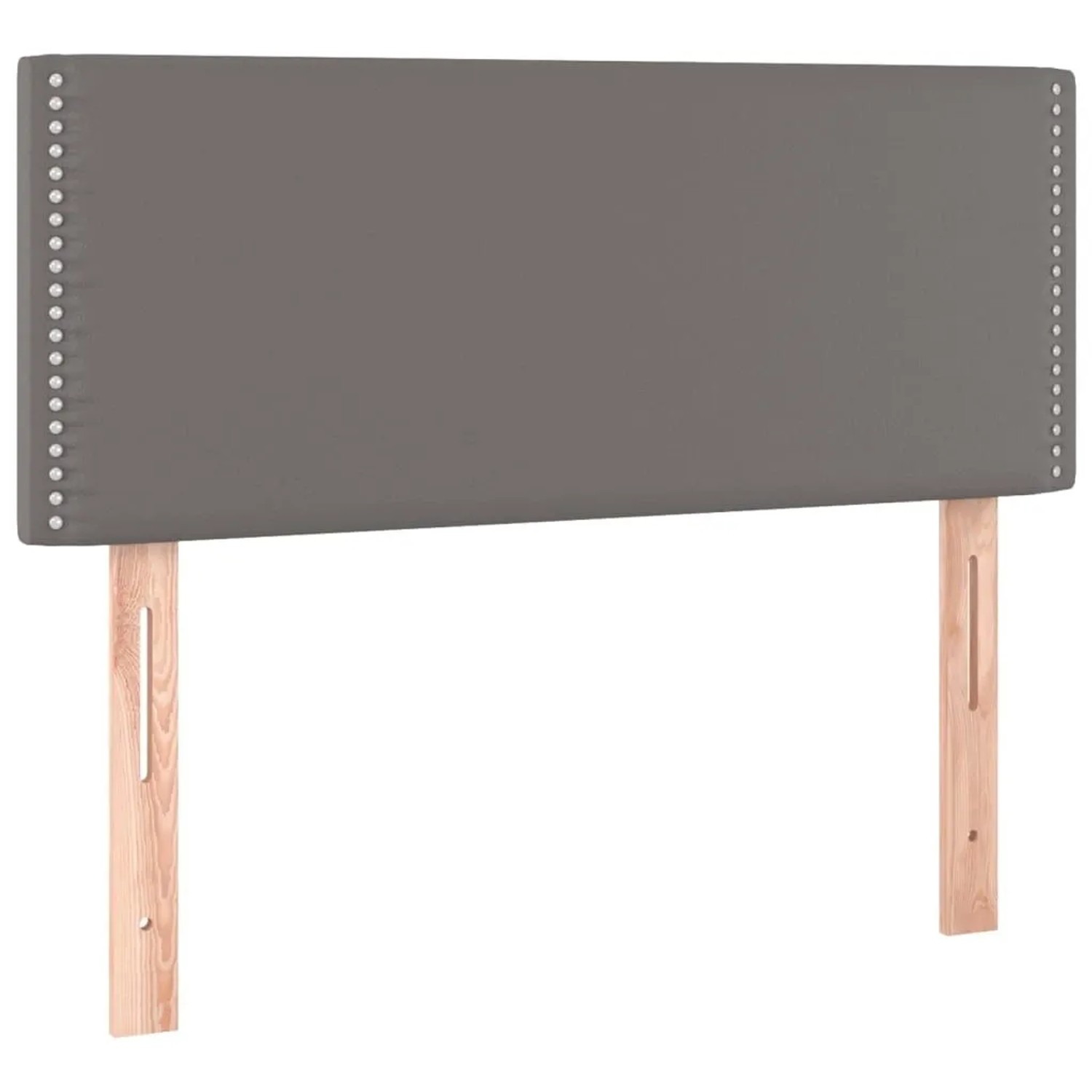 vidaXL Kopfteil Grau 80x5x78/88 cm Kunstleder 345876