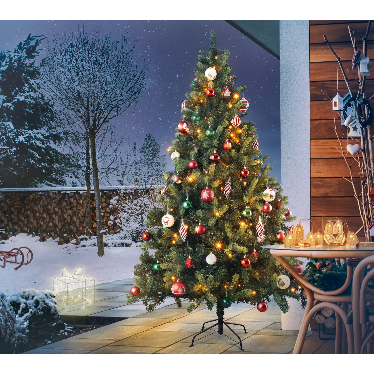 Knstlicher Weihnachtsbaum Ketola 240 cm Grn kaufen bei OBI