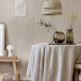 Beige Wandverkleidung in Holzoptik von Grosfillex, Dekor-Paneel für stilvolle Wandgestaltung.