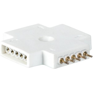 Paulmann LED-Strip X-Verbinder MaxLED, weißer Kunststoff mit vier Anschlussmöglichkeiten.