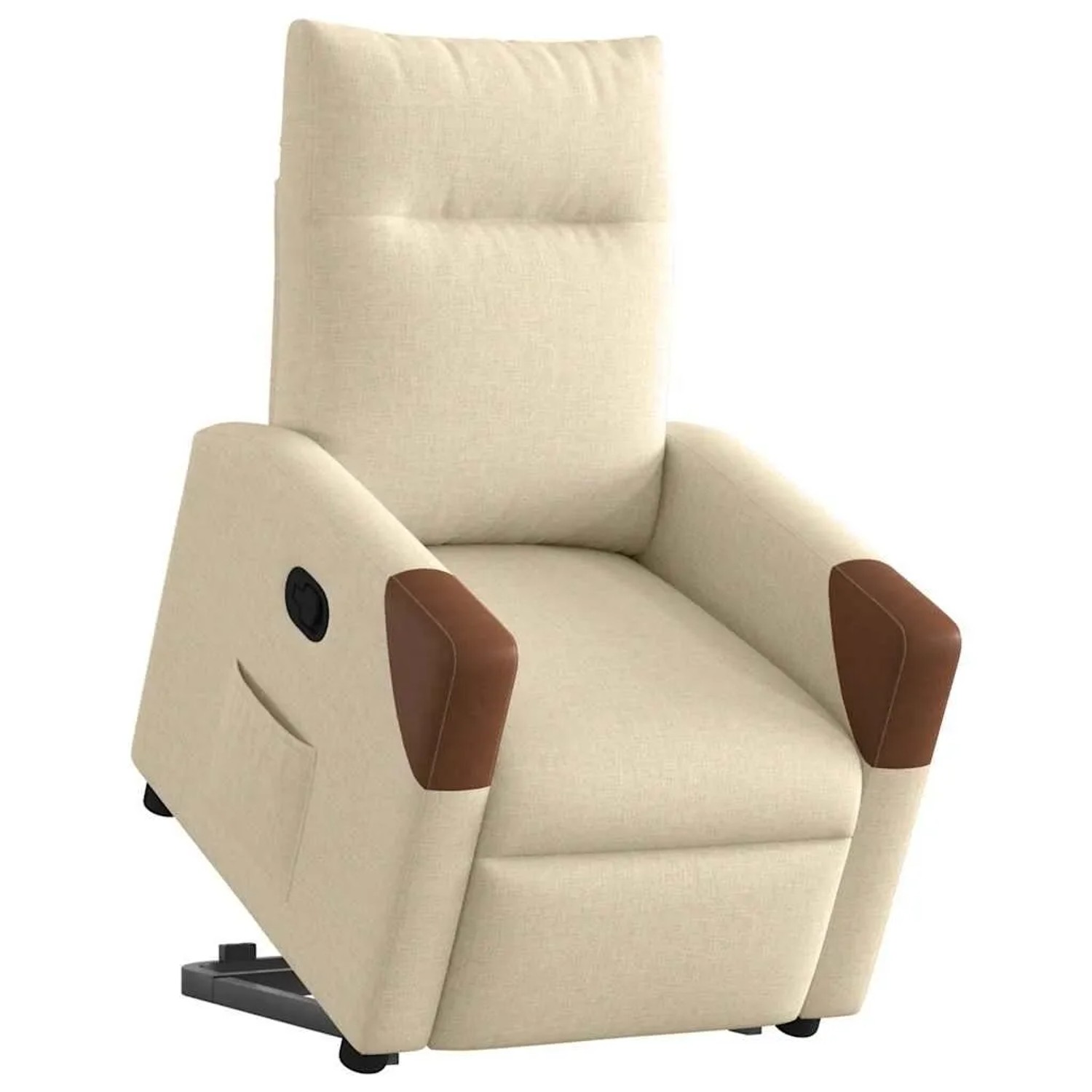 vidaXL Relaxsessel mit Aufstehhilfe Creme Stoff 3324010 günstig online kaufen
