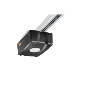 EcoStar Liftronic 500 II Garagentorantrieb mit Schiene und schwarzem Gehäuse.
