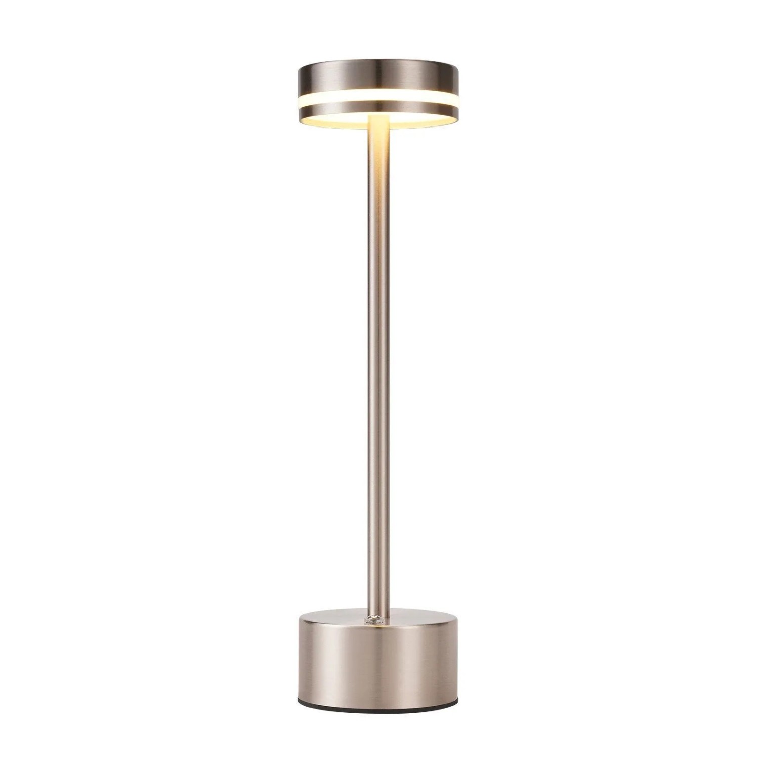 NETTLIFE LED Tischlampe aus Metall L32cm Silber Modell T10200C331XI