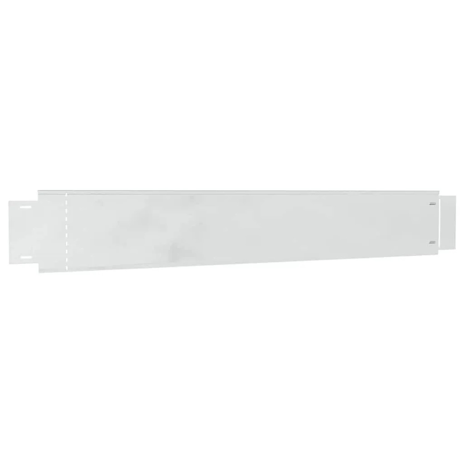 vidaXL Rasenzaun Galvanisierte Farbe 100 x 14 x 0,07 cm 42008615