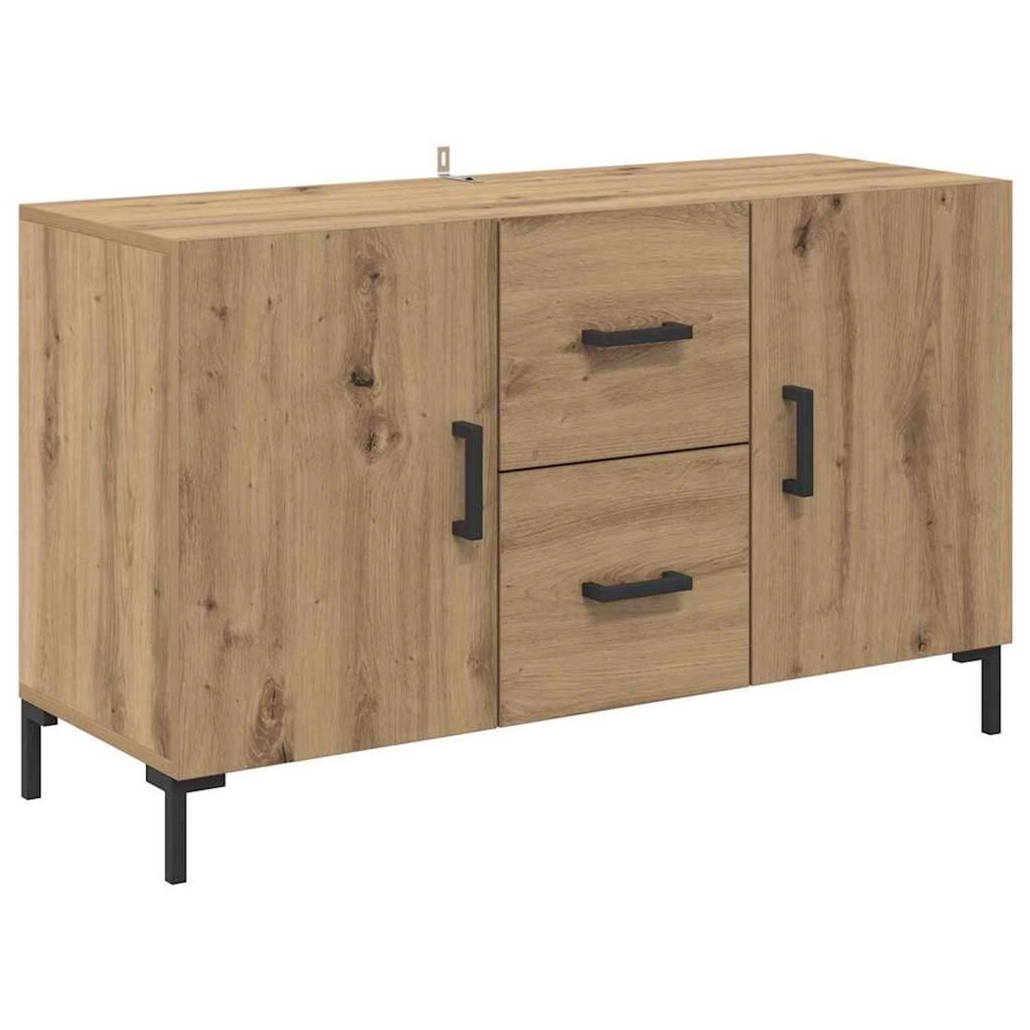 vidaXL Sideboard Artisan-Eiche 100 x 36 x 60 cm Holzwerkstoff 882479 günstig online kaufen