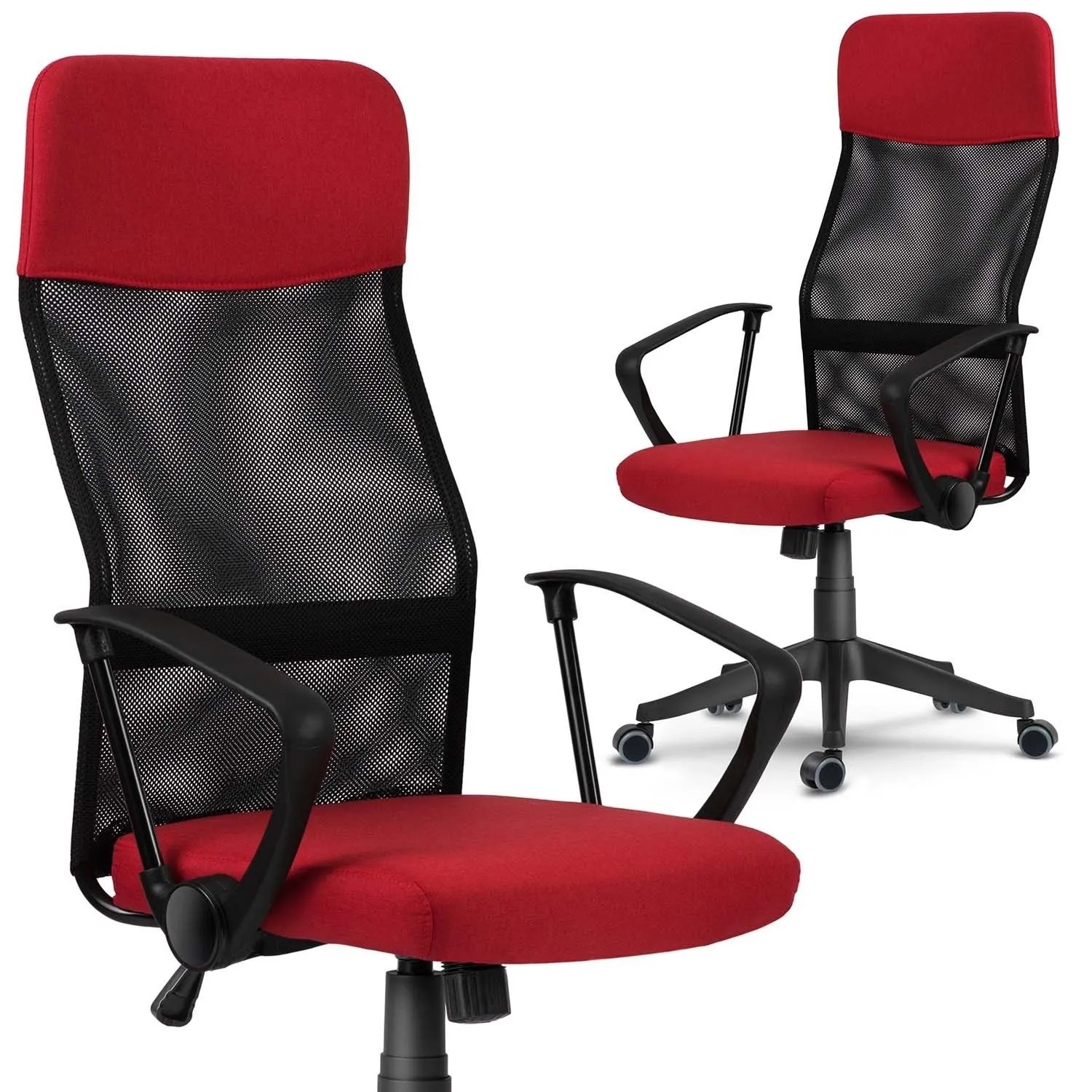 Sofotel Sydney Micro Mesh Bürostuhl Rot Und Schwarz