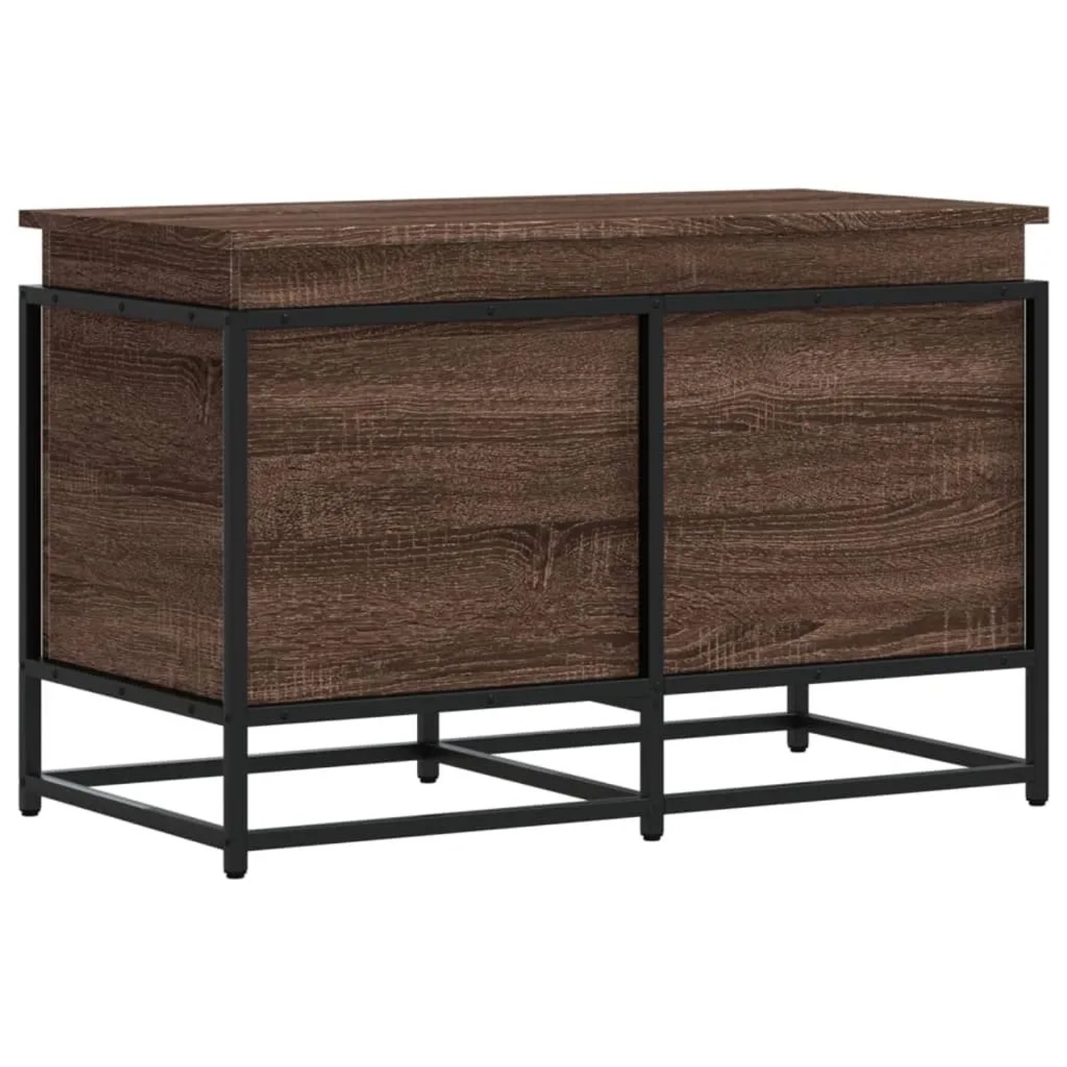 vidaXL Aufbewahrungsbox mit Deckel Eichen-Optik 80x40x51,5 cm 848803