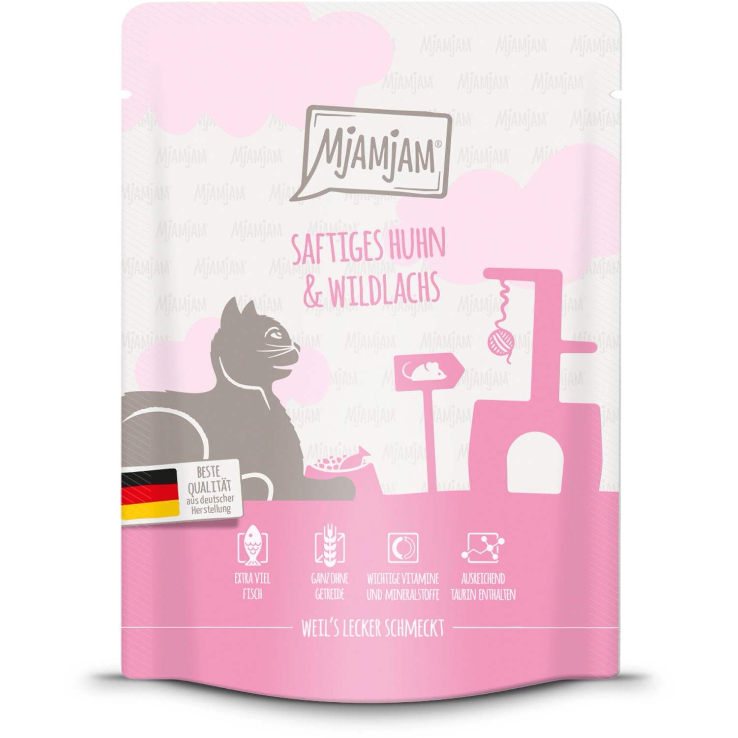 MjAMjAM Saftiges Huhn und Wildlachs 300 g