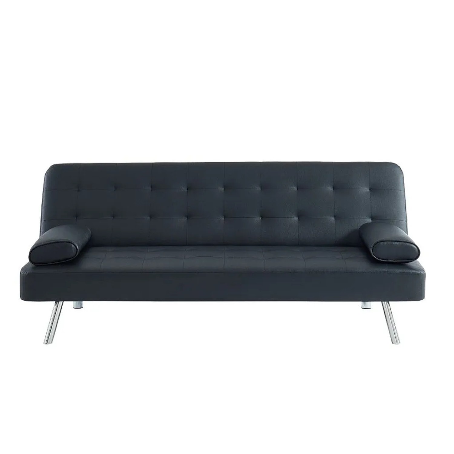Vente-unique Schlafsofa Michelle Schwarz 186 cm