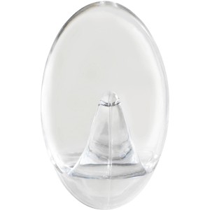 Transparenter Wenko Zwerghaken, selbstklebend, für Handtücher und mehr.