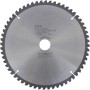 LUX HM-Kappsägeblatt, 250 mm Durchmesser, 60 Zähne für saubere Schnitte.