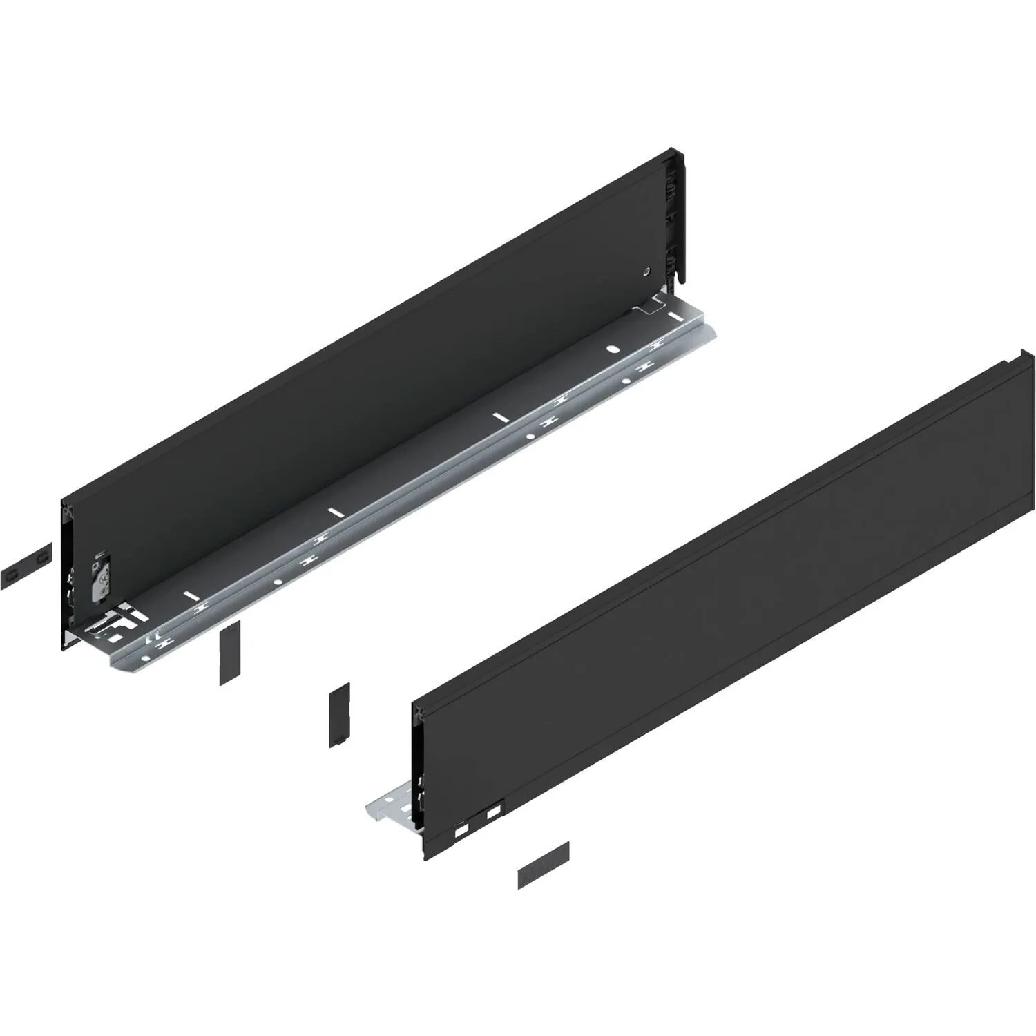 Blum Zarge Legrabox Pure Höhe K Nennlänge 600 mm Carbonschwarz Matt