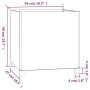 vidaXL Pflanzkübel mit Beinen 2 Stk Rostig 50x50x50 cm Cortenstahl 823683_10
