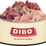 Dibo Hunde-Barf Ideal-Mix im Napf: Frostfutter mit Rind, Hähnchen & Innereien für eine artgerechte Ernährung.