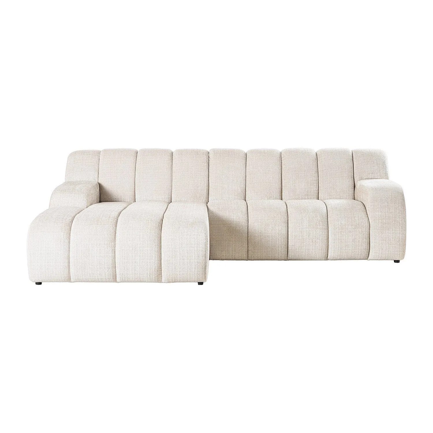 Vente-unique Sofa Ohne Schlafmöglichkeit Beladon Beige 272 cm