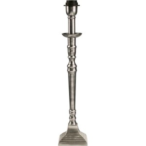 PR Home Salong Tischlampe, Antik Silber, E27 Fassung, 33cm hoch.