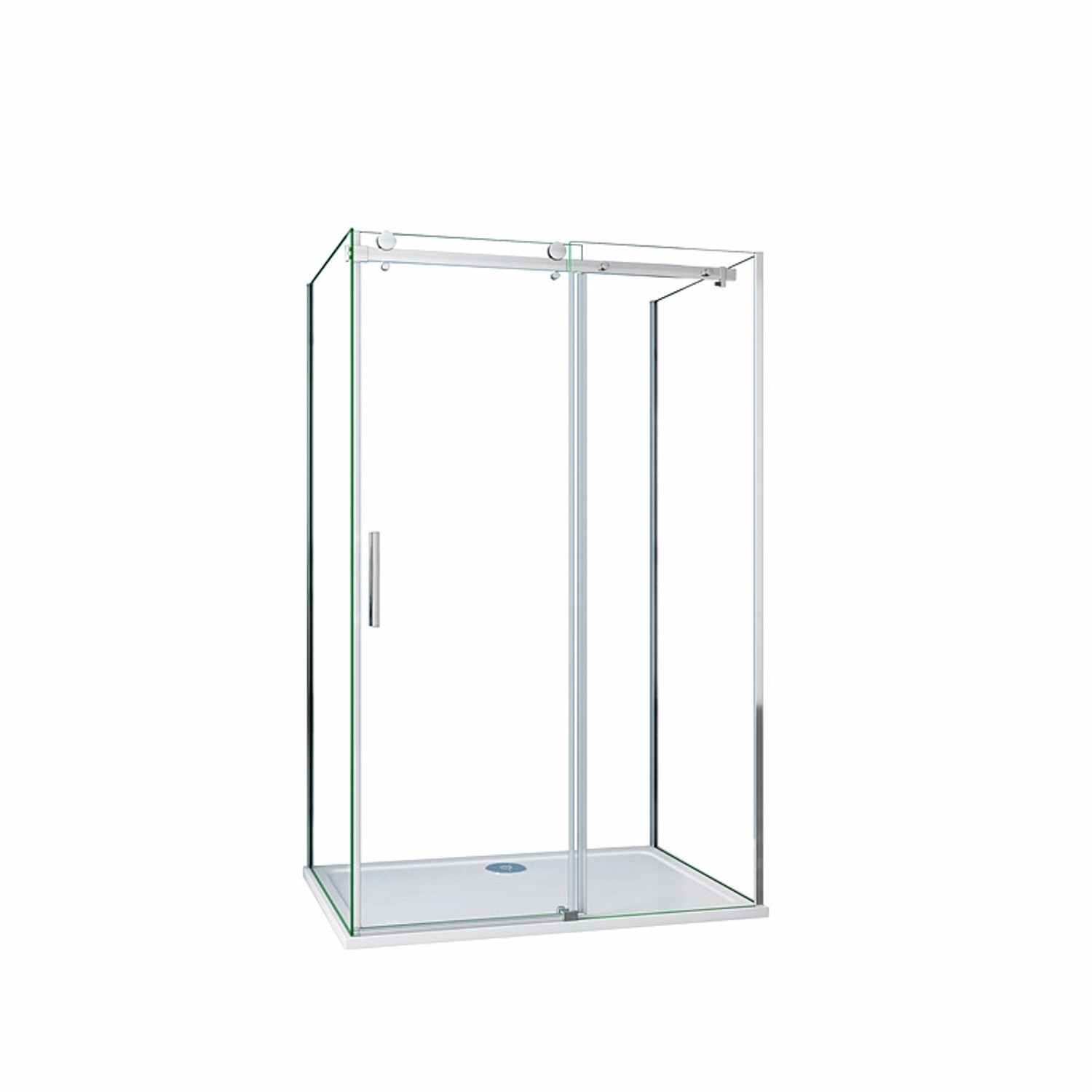 Duschparadies U-FORM Duschkabine 140 x 80 x 80 cm U-Duschkabine Höhe 195cm günstig online kaufen