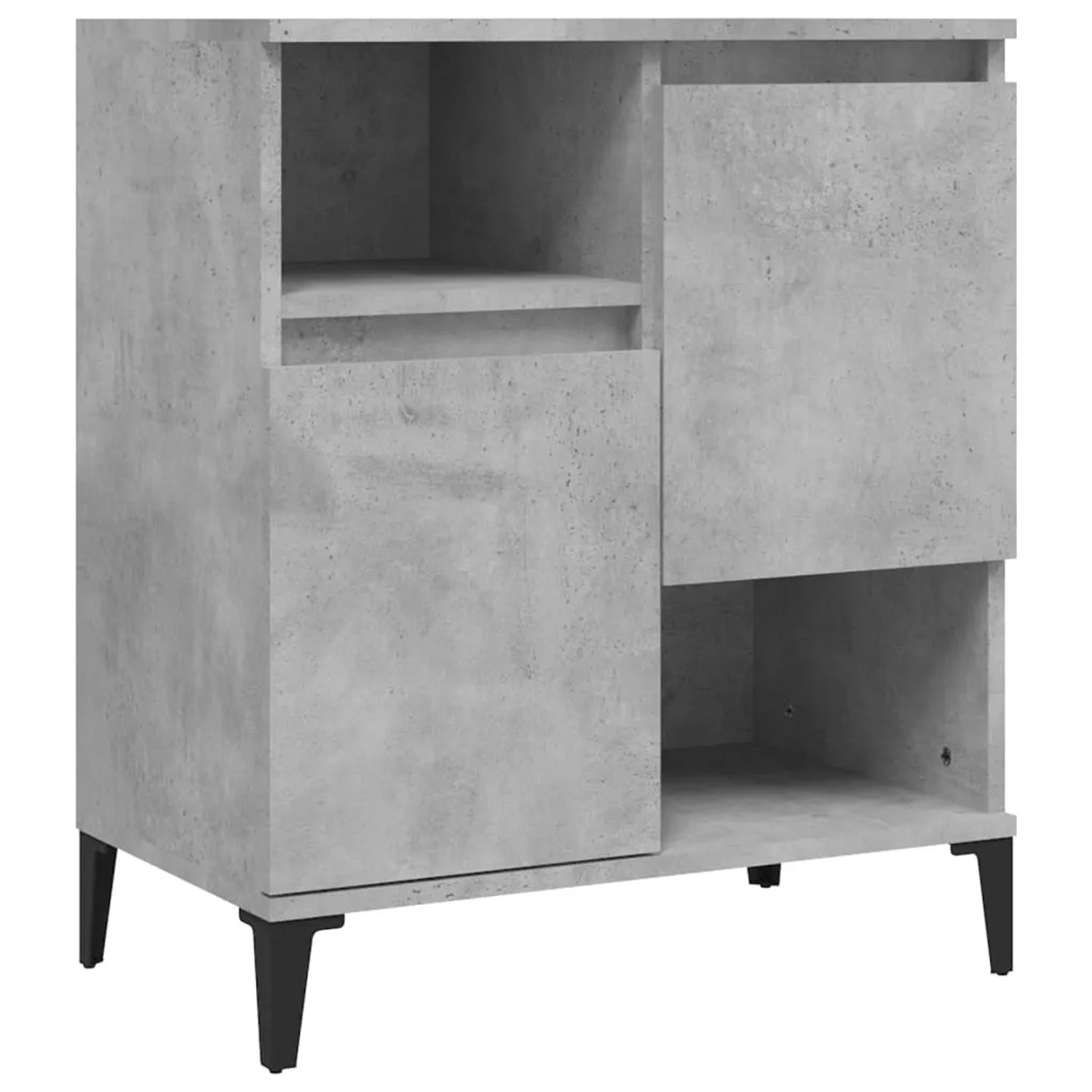 vidaXL Sideboard Betongrau 60x35x70 cm Holzwerkstoff 821152