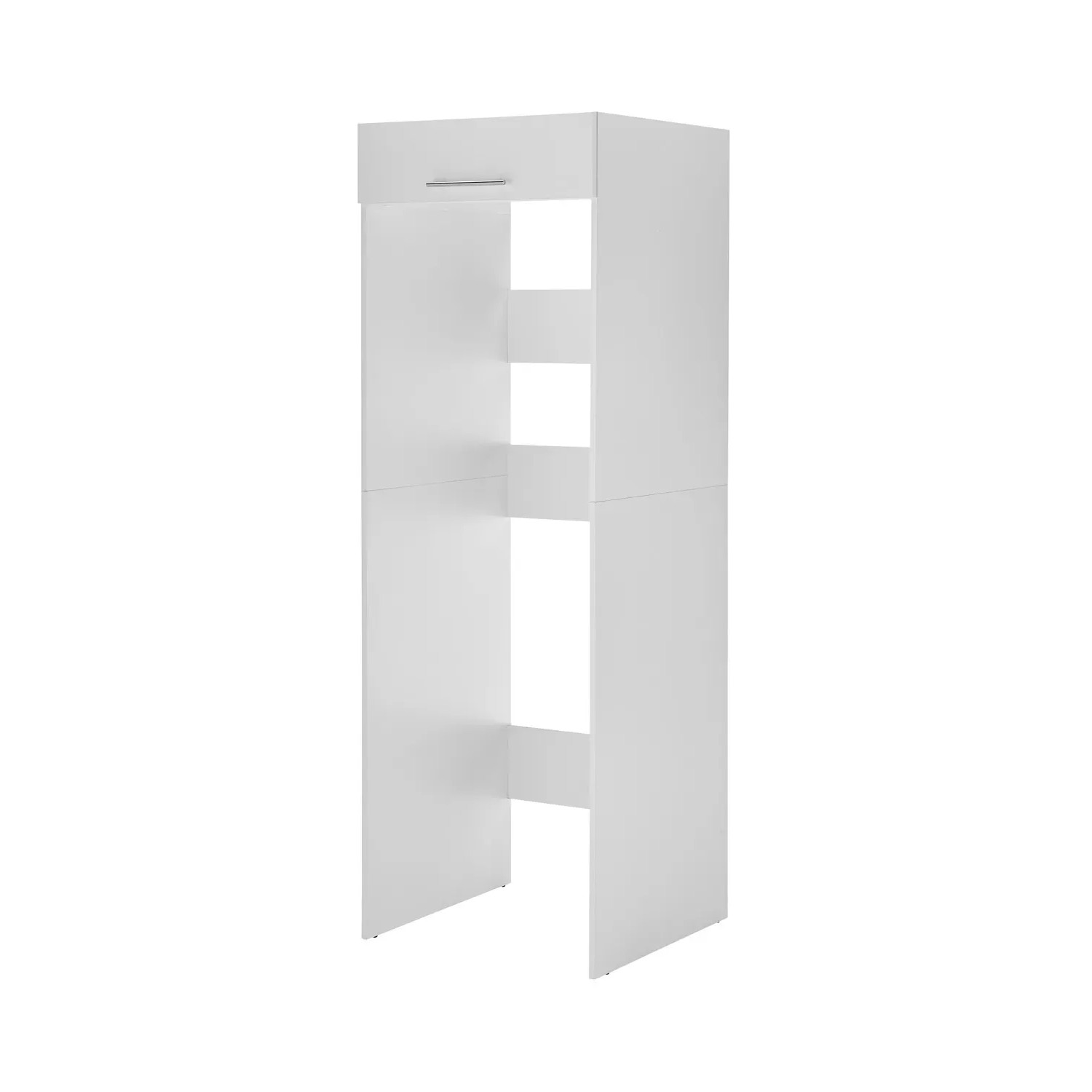 Respekta Waschmaschinenschrank, Teil des Hauswirtschaftsraum Sets Clara, weiß matt.