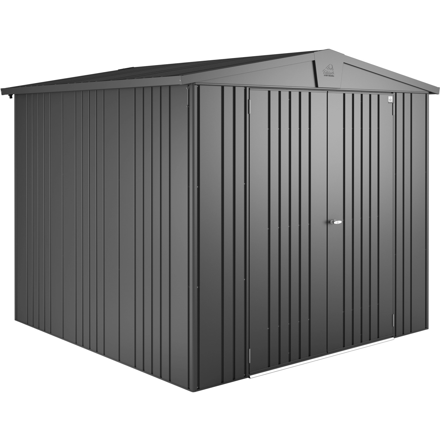 Biohort Metall-Gerätehaus Europa Dunkelgrau-Metallic 5,2 m² günstig online kaufen