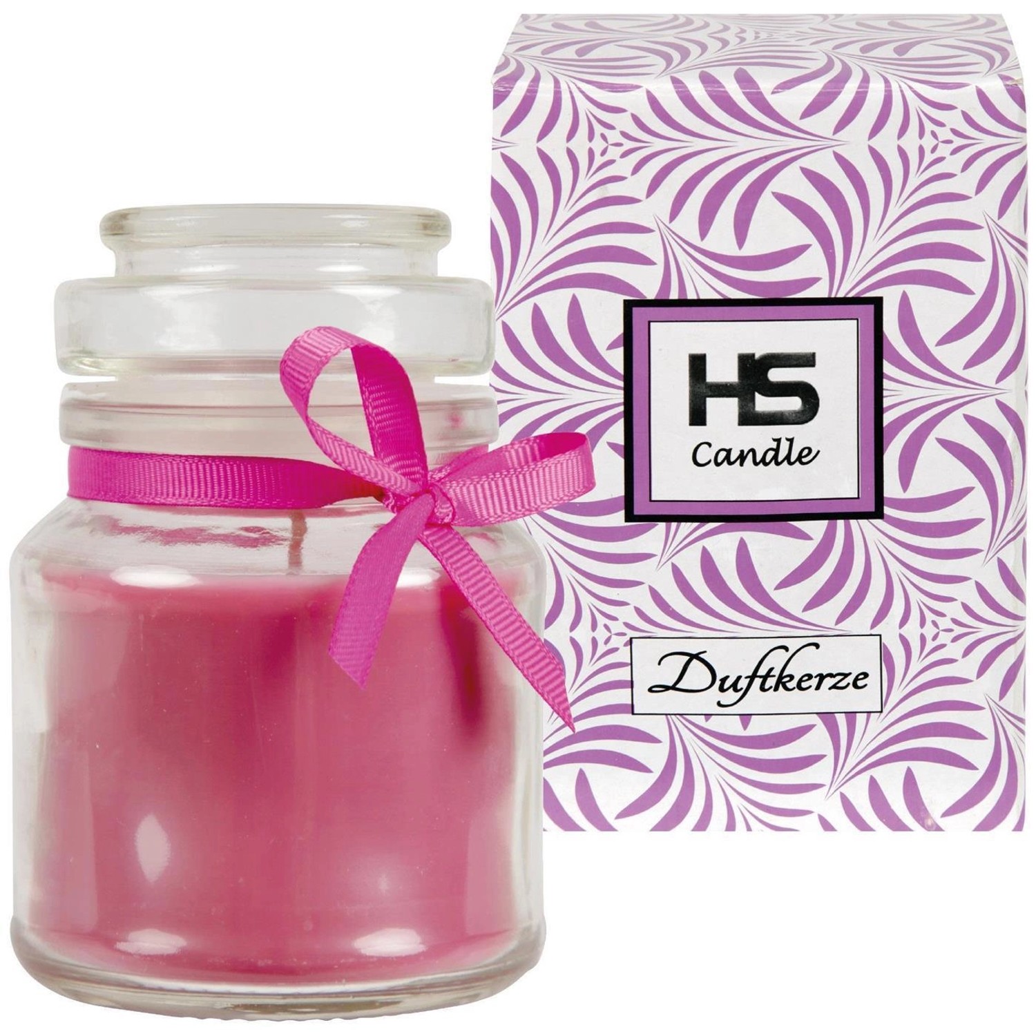 HS Candle Duftkerze & Bonbon Glas Ø7cm Lavendel günstig online kaufen