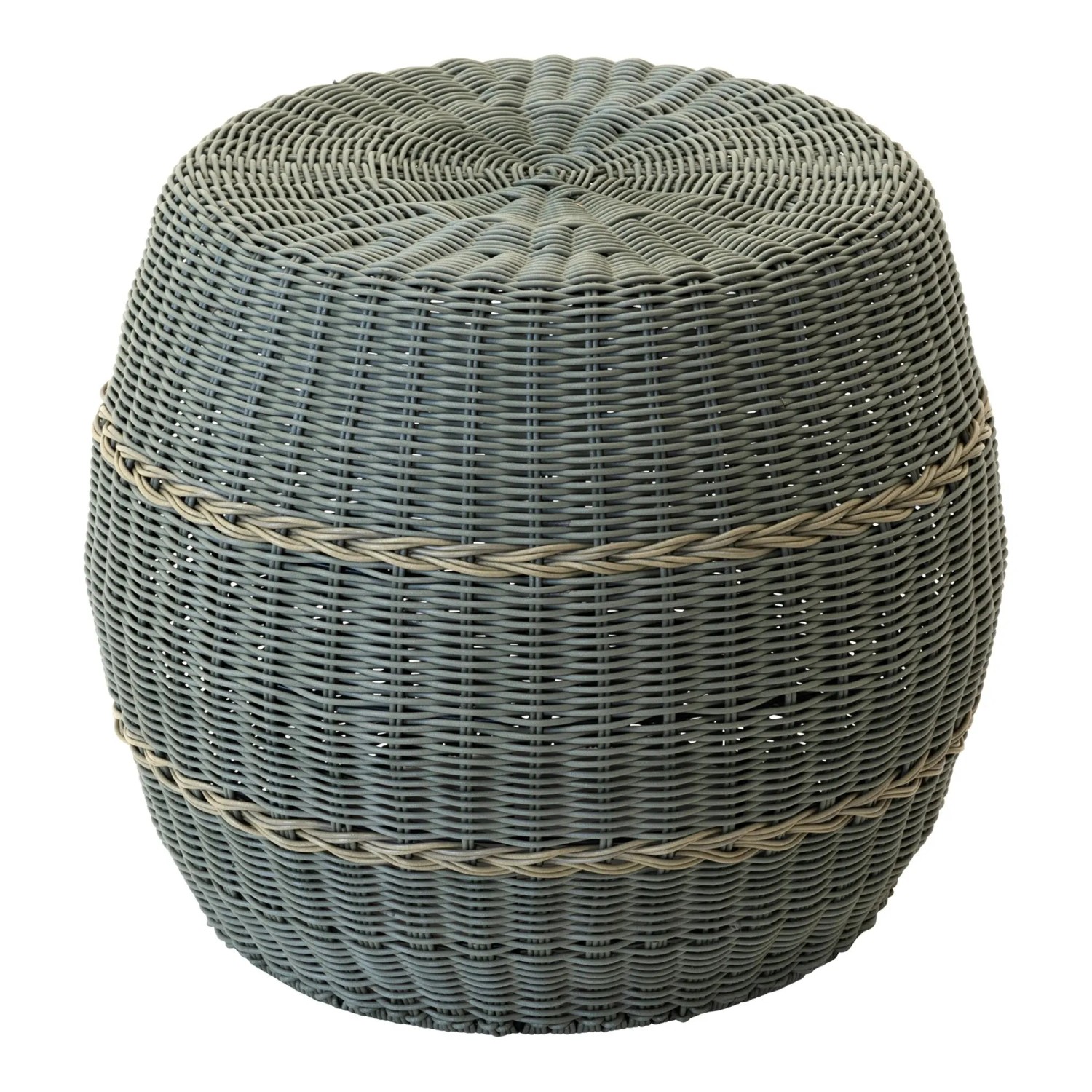 Lesli Hocker Laos Wicker Ø 46 cm x 40 cm Grün