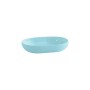MSV Seifenschale Inagua in Pastellgrün, ovale Form. Seifenablage aus Polystyrol.