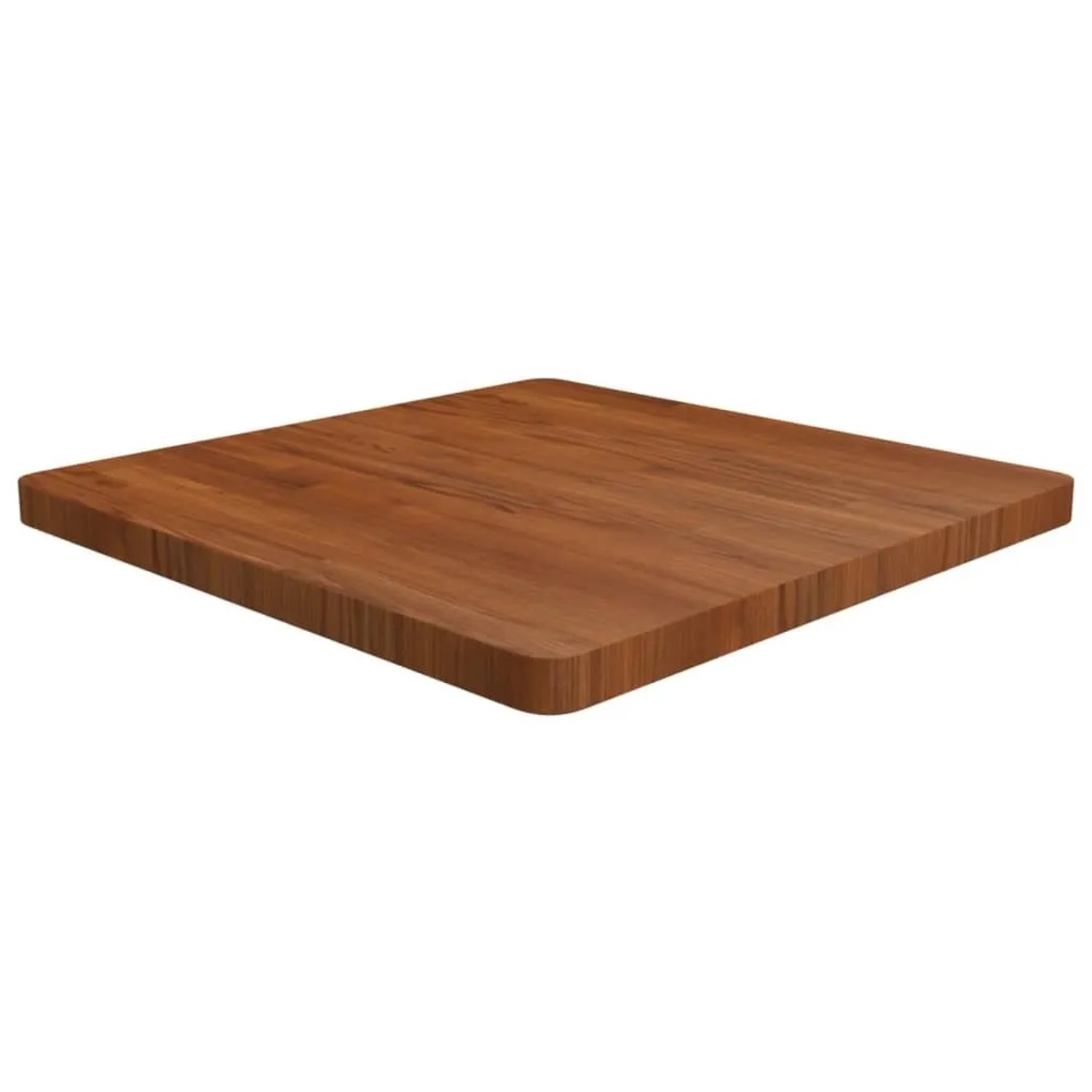 vidaXL Tischplatte Quadratisch Dunkelbraun 70x70x4cm Behandelte Eiche 343077