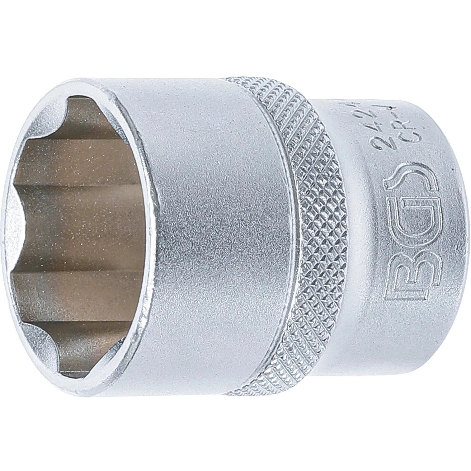 BGS Steckschlüssel Einsatz Super Lock Antrieb Innenvierkant 12 5 Mm  1 2 Zoll  SW 24 Mm 2424
