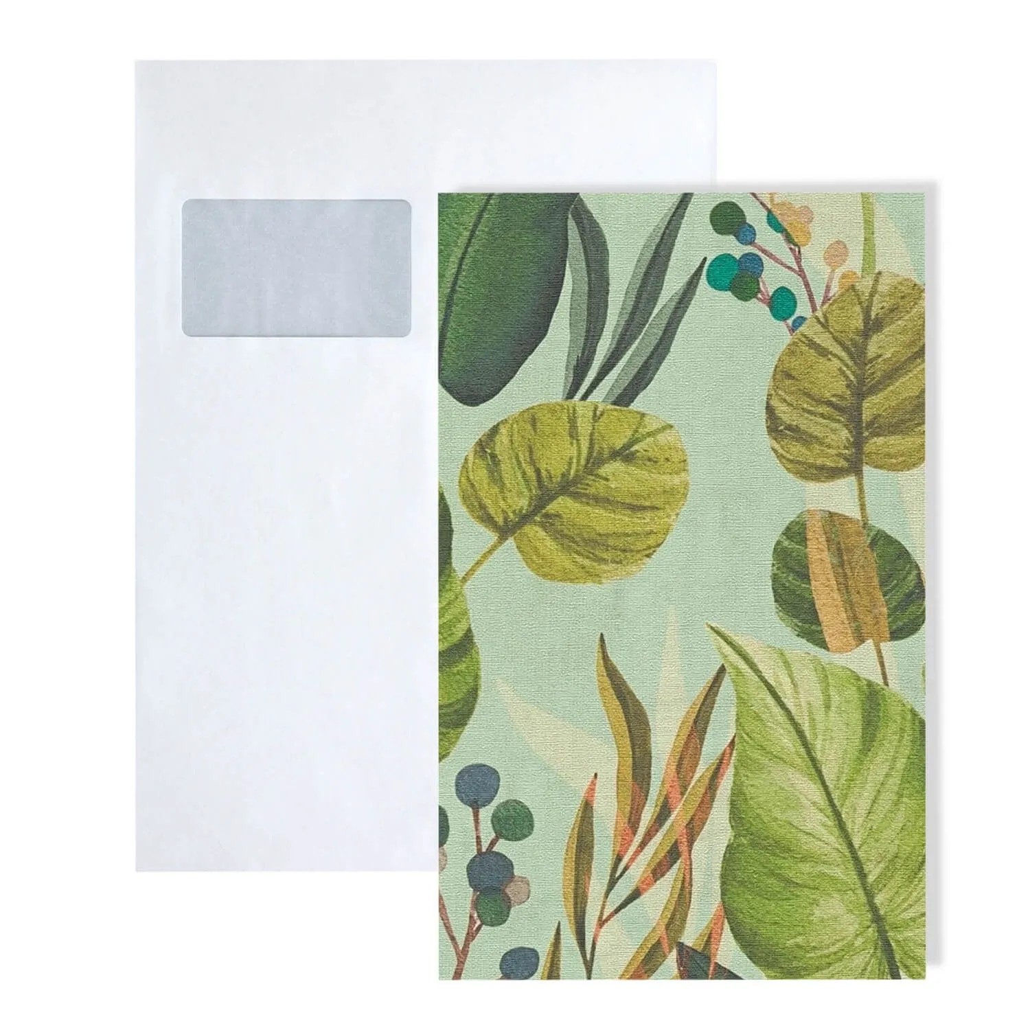 PROFHOME S-782191-GU DIN A4 Muster der Floralen Tapete 1 Musterstück