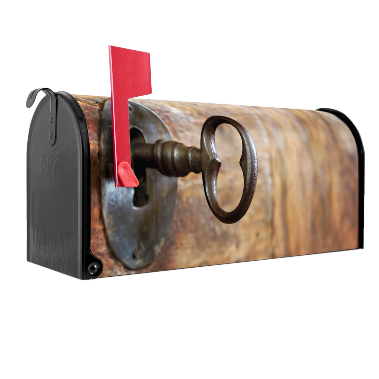 Banjado Amerikanischer Briefkasten Schwarz 48x22x16cm US Mailbox Letterbox günstig online kaufen