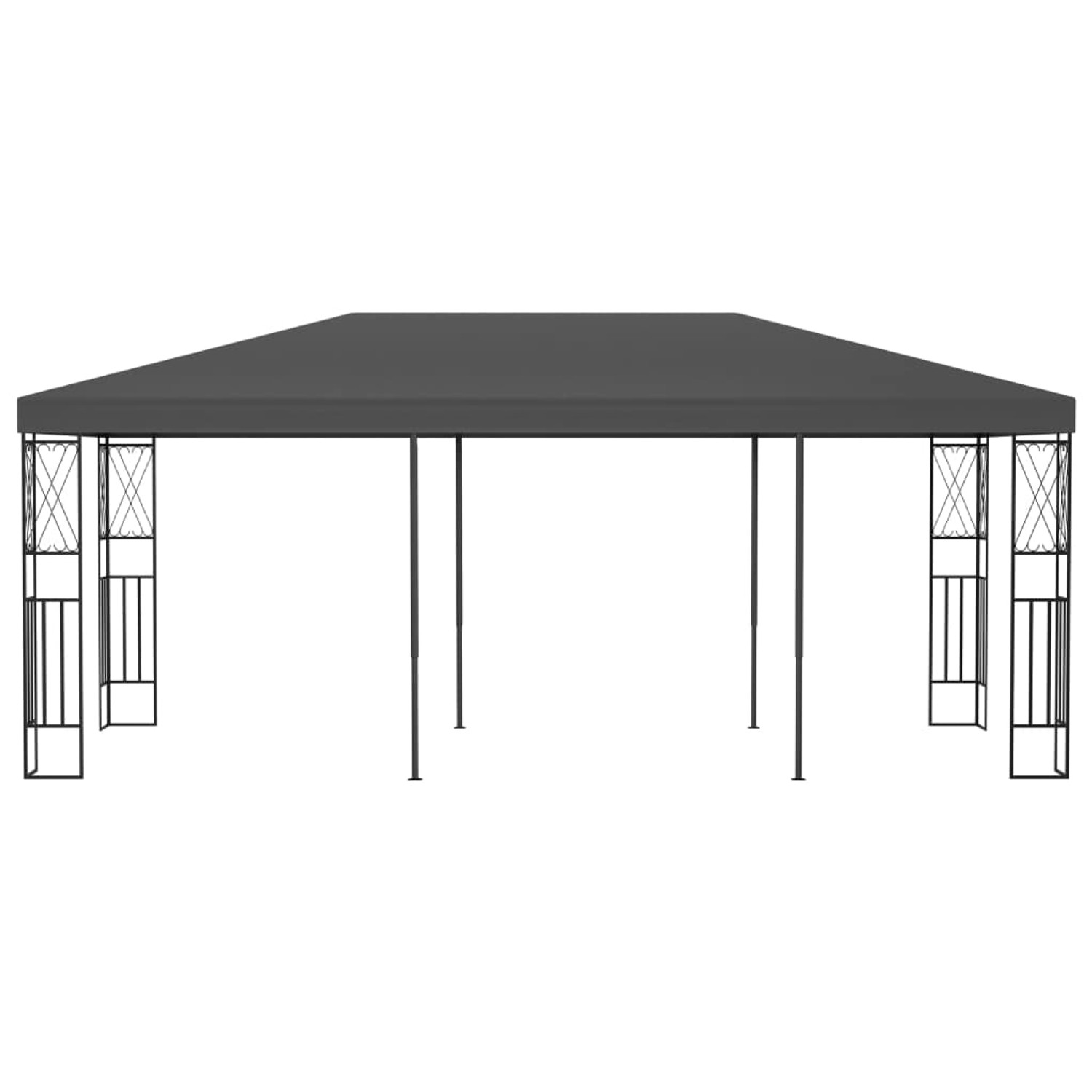 vidaXL Pavillon 3x6 m Anthrazit Stoff