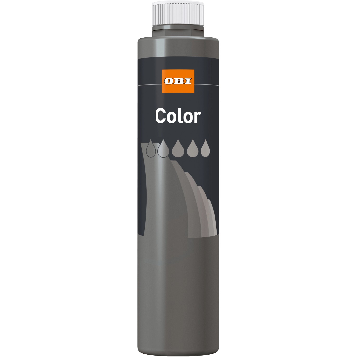OBI Color Voll- und Abtönfarbe Anthrazit matt 750 ml