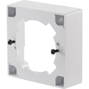 Hama Aufputzrahmen für Antennendose, reinweiß, aus Kunststoff.